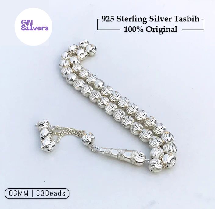 925 Pure Silver Tasbih